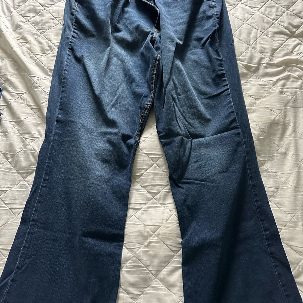 Maurices Dark Blue Flare Jeans